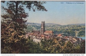 Switzerland Fribourg et la Cathedrale