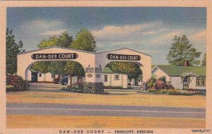 Postcard Dan Dee Court Prescott AZ