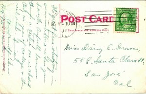 Vtg Postcard 1911 Gymnasium Northwest University Evanston Illinois