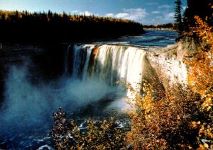 Canada Alexandra Falls On The Mackenzie Highway At Mile 43