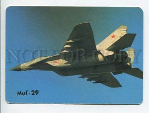 3111130 RUSSIA PLANE MiG-29 fighter aircraft Old photo calendar