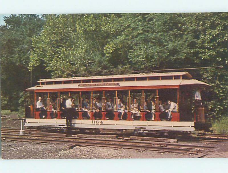 Unused Pre-1980 ANTIQUE TRAIN CAR AT MUSEUM Baltimore Maryland MD hr0145