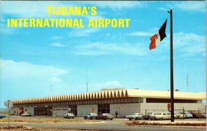 Tijuana, Mexico  INTERNATIONAL AIRPORT TERMINAL   Vintage AVIATION Postcard