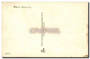 Old Postcard Wien The Schottenring