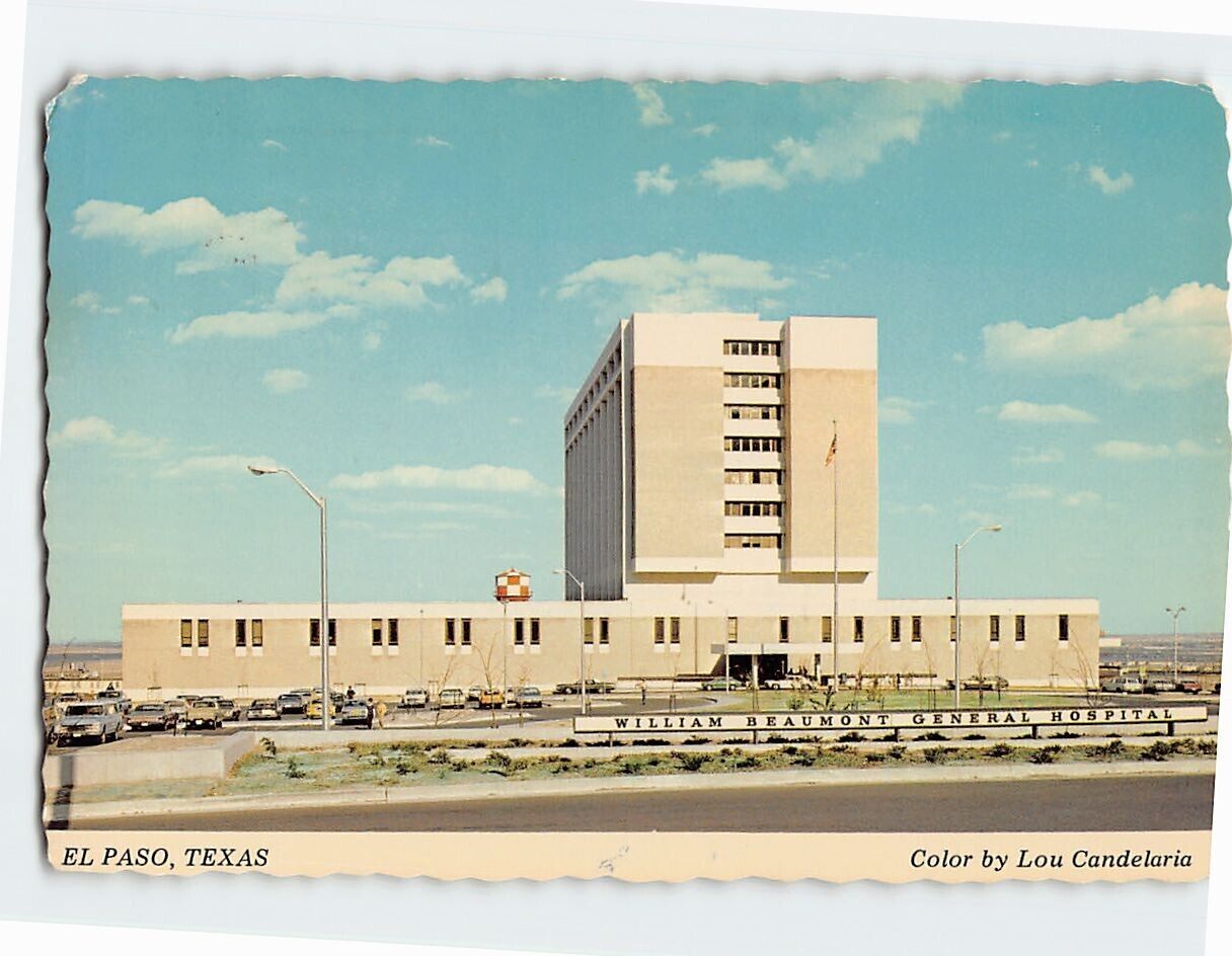 Postcard William Beaumont General Hospital El Paso Texas United States Texas El Paso Postcard