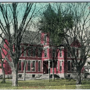 c1910s Sabula, IA Public School Postcard Guy Eldredge - Lange La Porte City A169