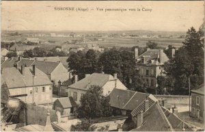 CPA SOISSONS Vue panoramique vers le Camp (151924)