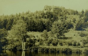 C.1900-10 RPPC View from Road Rockefeller House Belfast, ME Vintage Postcard F76