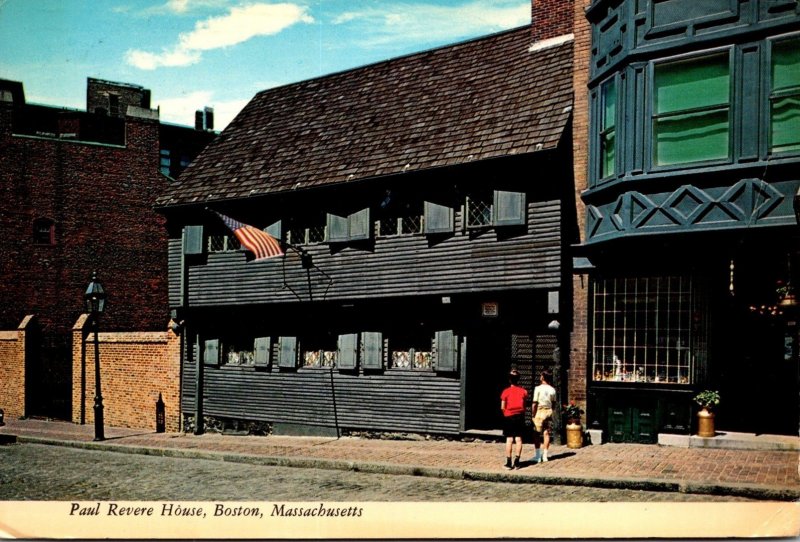 Massachusetts Boston Paul Revere House 1971