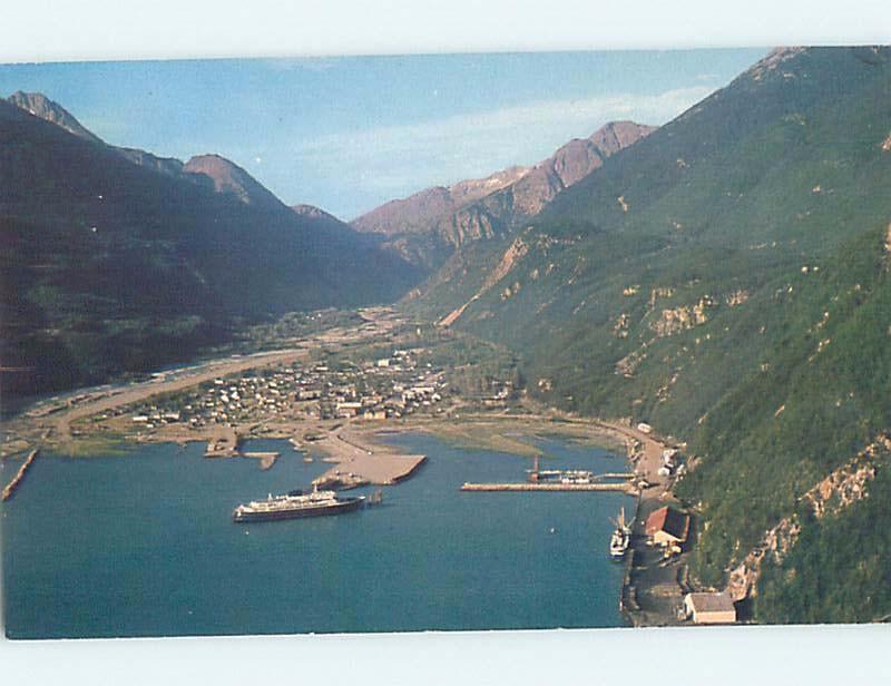 Pre-1980 HARBOR SCENE Skagway Alaska AK F4508