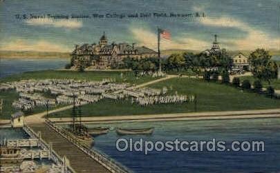 War College and Drill Field, Newport, Rhode Island, USA Military Unused 