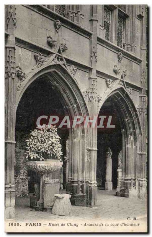 Paris - 5 - Musee de Cluny - Old Postcard