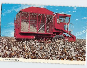 Postcard Cotton Pickin' Time