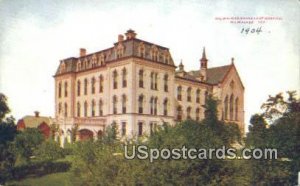 Milwaukee Passavant Hospital - Wisconsin WI Postcard