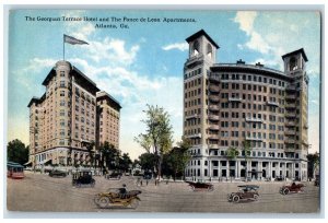c1910 The Georgian Terrace Hotel Ponce De Leon Apartments Atlanta GA Postcard 