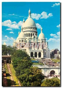 Postcard Modern Paris The Sacre Coeur Basilica