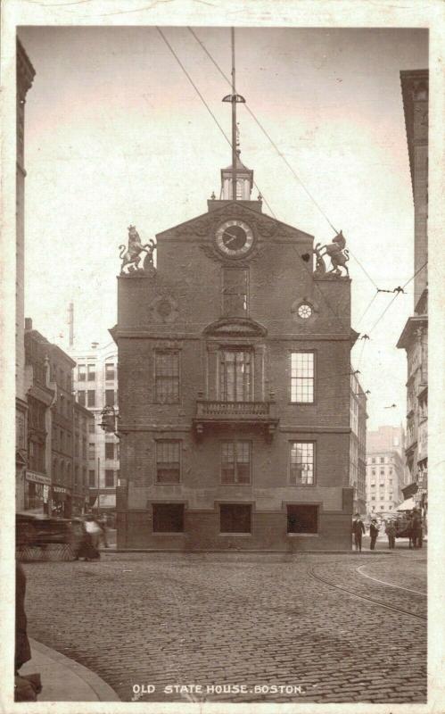 USA - Old State House - Boston Mass RPPC 01.64 