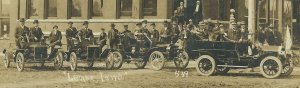 Lenox IOWA RP 1910 AUTO RALLY Cars MAIN STREET nr Bedford Corning Creston SW IA