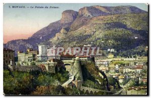 Old Postcard Monaco the Prince's Palace