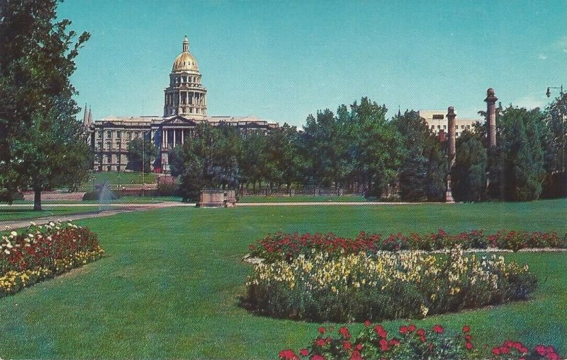 Colorado State Capitol, Denver, Colorado Vintage Postcard  