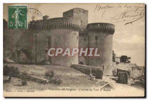 Old Postcard Villeneuve Avignon L'Entree Fort St Andre