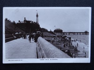 Lancashire BLACKPOOL Tower Walk c1907 RP Postcard by ERG