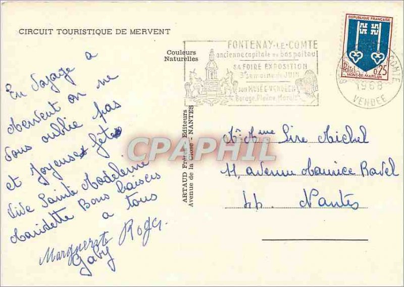 Postcard Modern Tourist Circuit Mervent and Vouvant Mervent dam Vallee de Pie...