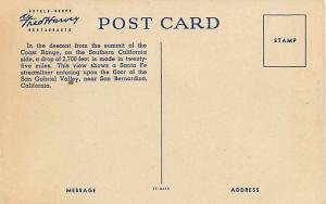 Santa Fe Railroad Streamliner Train at Cahon Pass California