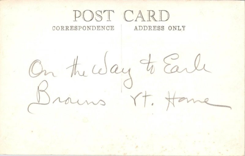 RPPC, East Burke VT Vermont LYNDONVILLE From LOOKOUT TOWER Caledonia Co Postcard