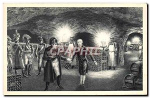 Old Postcard Folklore Wine Vintage Champagne Moet & Chandon Jean Remy Moet & ...