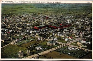 Waynesboro Photographed From The Air By Chas. D. Karns Pennsylvania C036