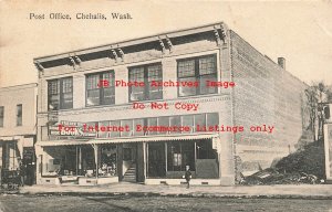 WA, Chehalis, Washington, Post Office Building, 1909 PM, Steager Bros Pub