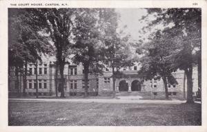 The Court House at Canton NY, New York - pm 1953