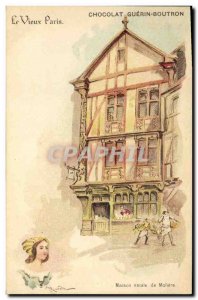 Old Postcard Old Paris Au Bon Marche Chocolate Guerin Boutron Morocco Street ...