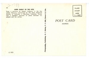 Utes Chief Ouray      Artist: Robert Lindneux