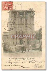 Postcard Old Main gate of Fort Vincennes