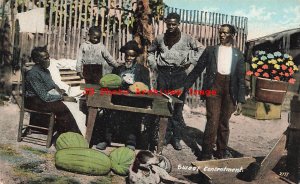 317459-Black Americana, Unknown No 947, Sweet Contentment, Family with Melons