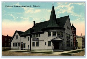 c1910 Endeavor Presbyterian Church Chapel Exterior Chicago Illinois IL Postcard