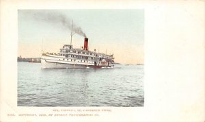 STR Toronto River Steamship St Lawrence River Ferry Boat Ship 