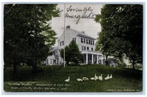 1906 The Cooch Mansion Head Quarters Of Lord Howe Wilmington Delaware Postcard