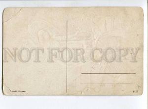 258421 Russia CHRISTMAS ANGEL at babys crib Vintage embossed