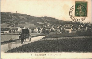 France Dennement Route de Guerne Vintage Postcard 04.08