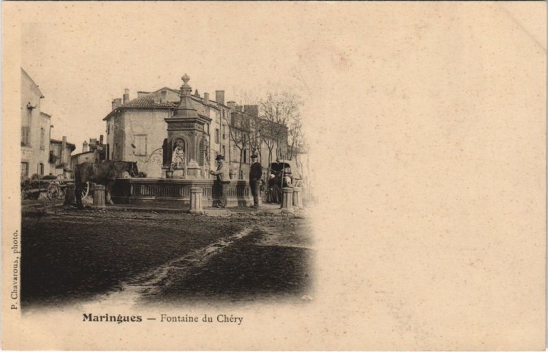 CPA MARINGUES Fontaine du Chery (1255705)