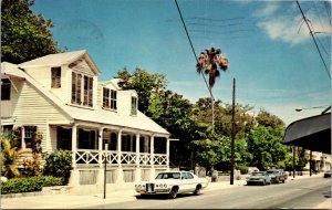 Vtg Oldest House Duval Street Key West Florida FL Postcard