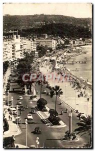 Old Postcard La Cote D & # 39azur Nice Promenade Des Anglais