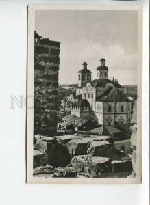 444525 WWII 1942 Smolensk Cathedral German occupation photo RPPC military post
