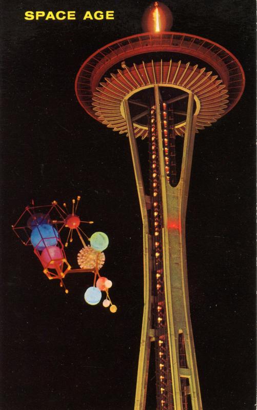 WA - Seattle, 1962. Seattle World's Fair (Century 21 Exposition). Space Needl...