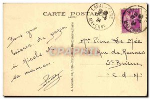 Old Postcard Paris Jardin Des Tuileries Eiffel Tower