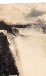 New York NY Real Photo RPPC NIAGARA FALLS Postcard c1920 PROSPECT POINT 26