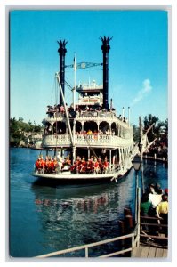Disneyland Mark Twain Riverboat C-9 Anaheim CA UNP Chrome Postcard U14